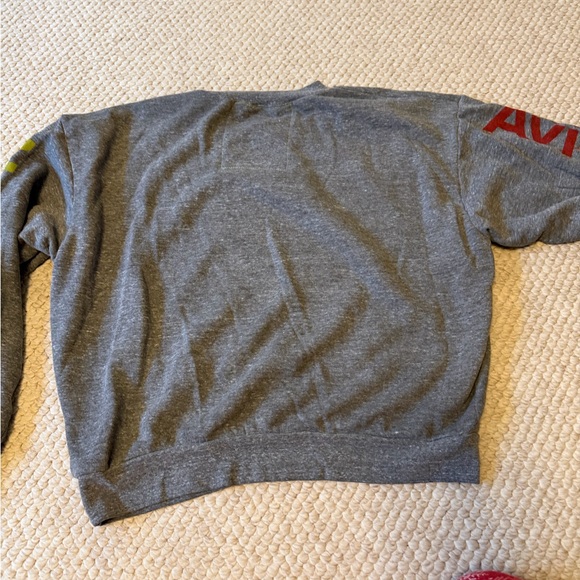 Aviator Nation Gray Tee with Rainbow Graphic - Picture 4 of 4